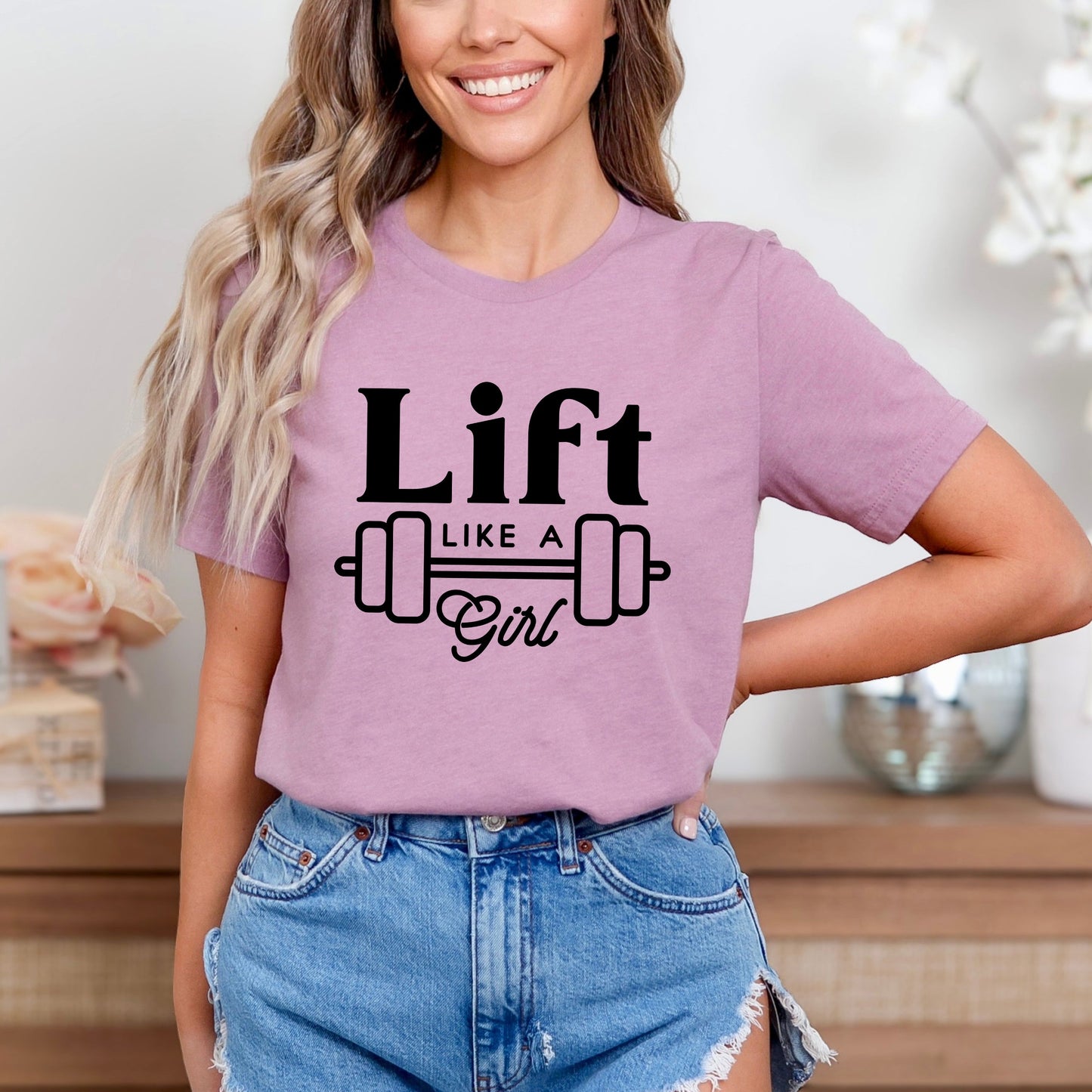 Lift Like A Girl | Short Sleeve Crew Neck