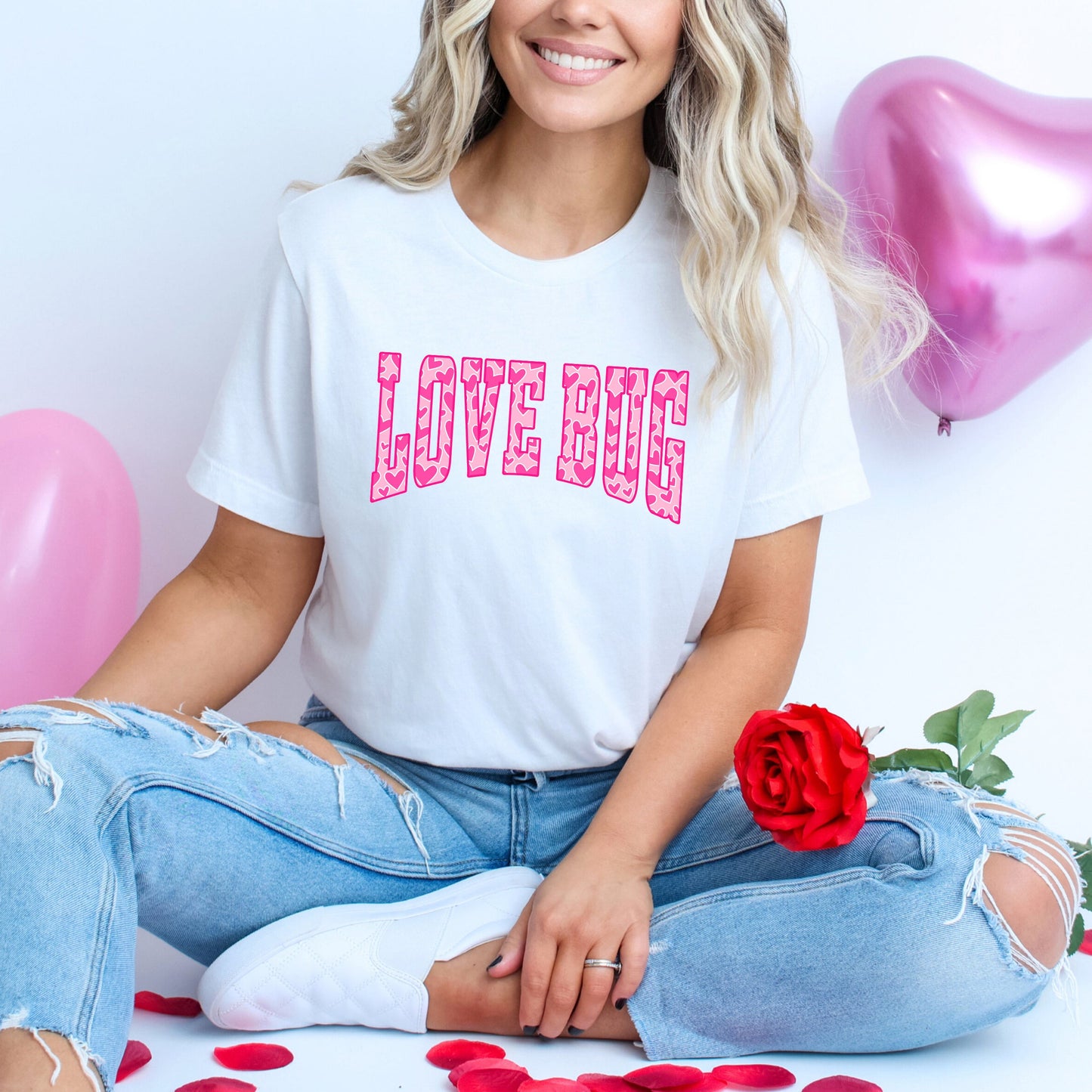 Love Bug Hearts | Short Sleeve Graphic Tee