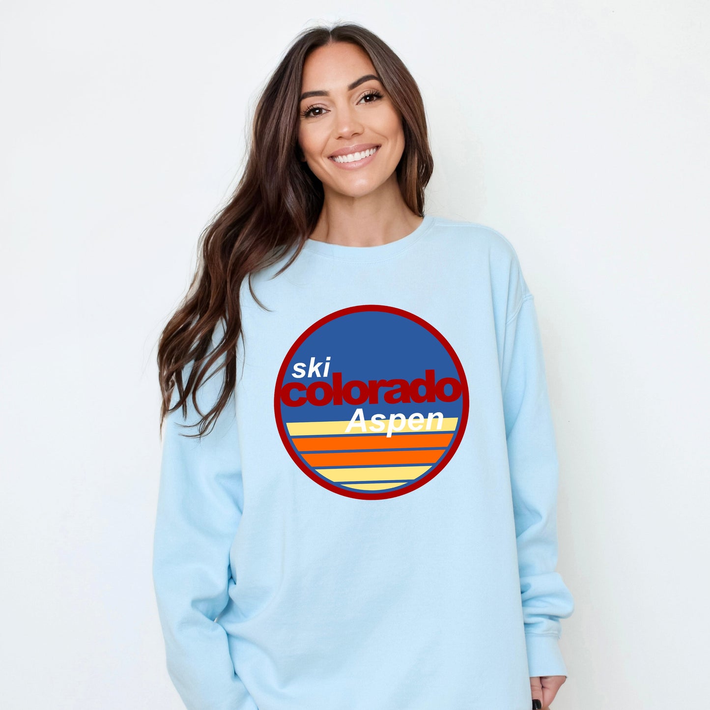 Aspen Ski Resort | Garment Dyed Sweatshirt