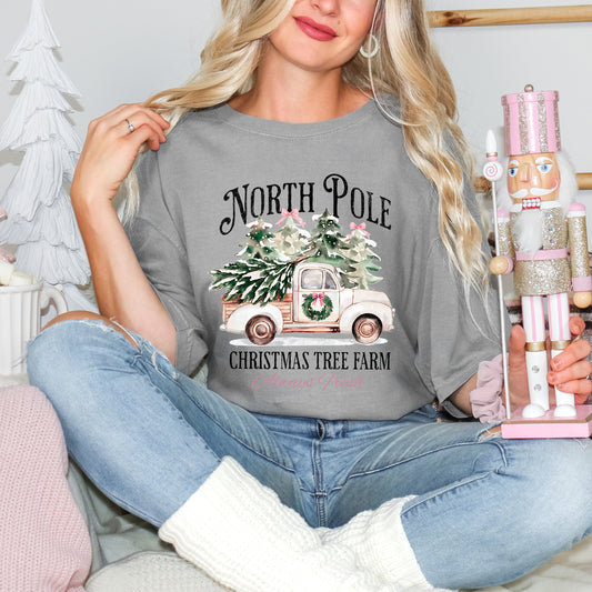 North Pole Tree Farm | Garment Dyed Tee