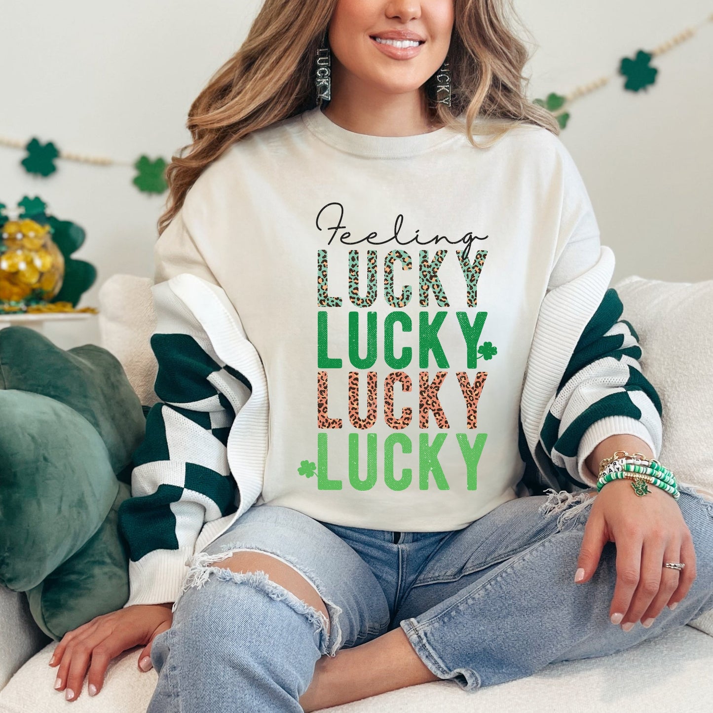 Feeling Lucky x4 | Garment Dyed Tee