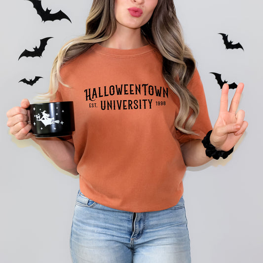 Halloween Town University | Garment Dyed Short Sleeve Tee