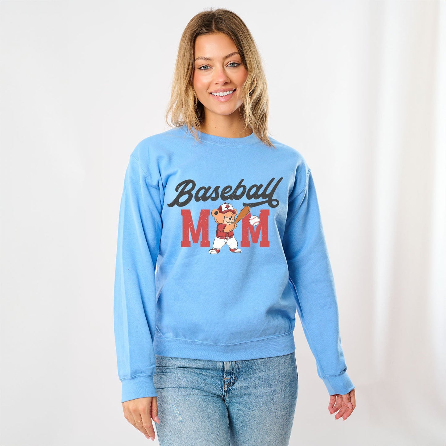 Baseball Mom Teddy Bear | Sweatshirt