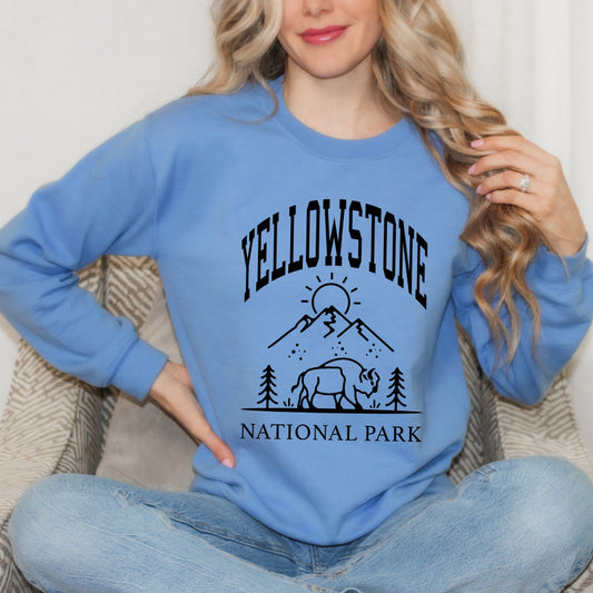 Yellowstone National Park Mountain | Sweatshirt