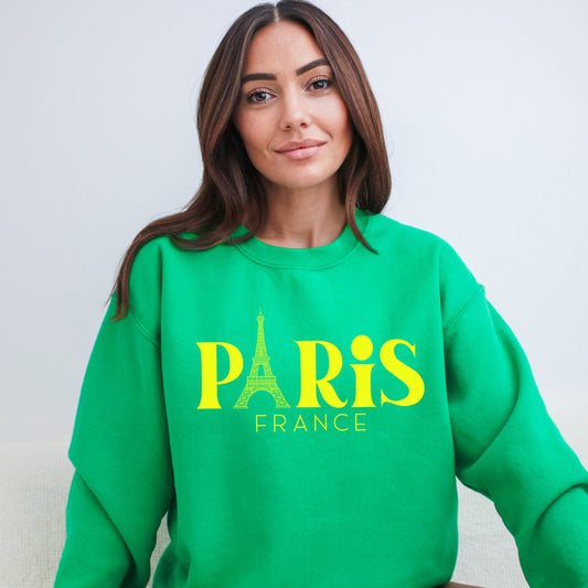 Paris France Eiffel Tower | Sweatshirt