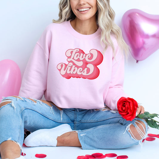 Retro Love Vibes | Sweatshirt