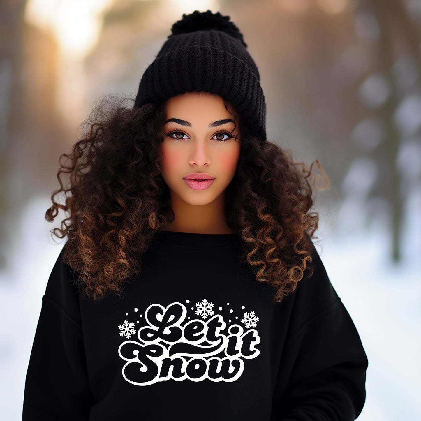 Retro Let It Snow | Sweatshirt