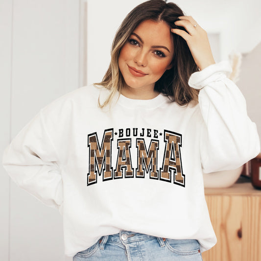 Boujee Mama Plaid | Sweatshirt