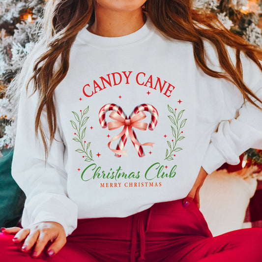 Candy Cane Christmas Club | Sweatshirt