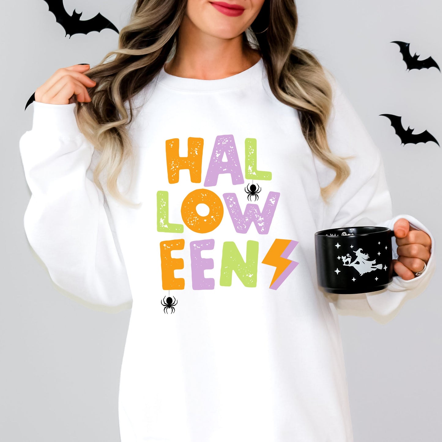 Halloween Lightning Bolt Colorful | Sweatshirt