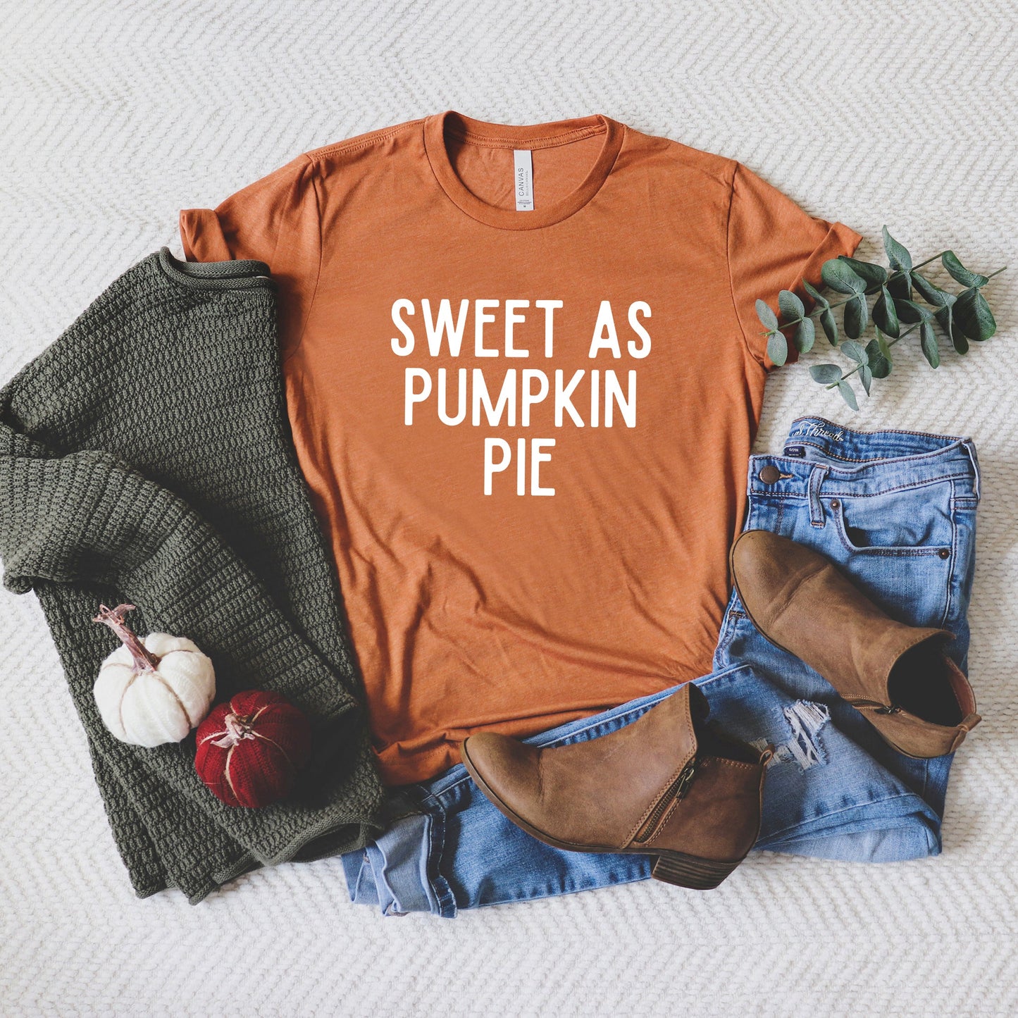 Sweet As Pumpkin Pie | Short Sleeve Graphic Tee