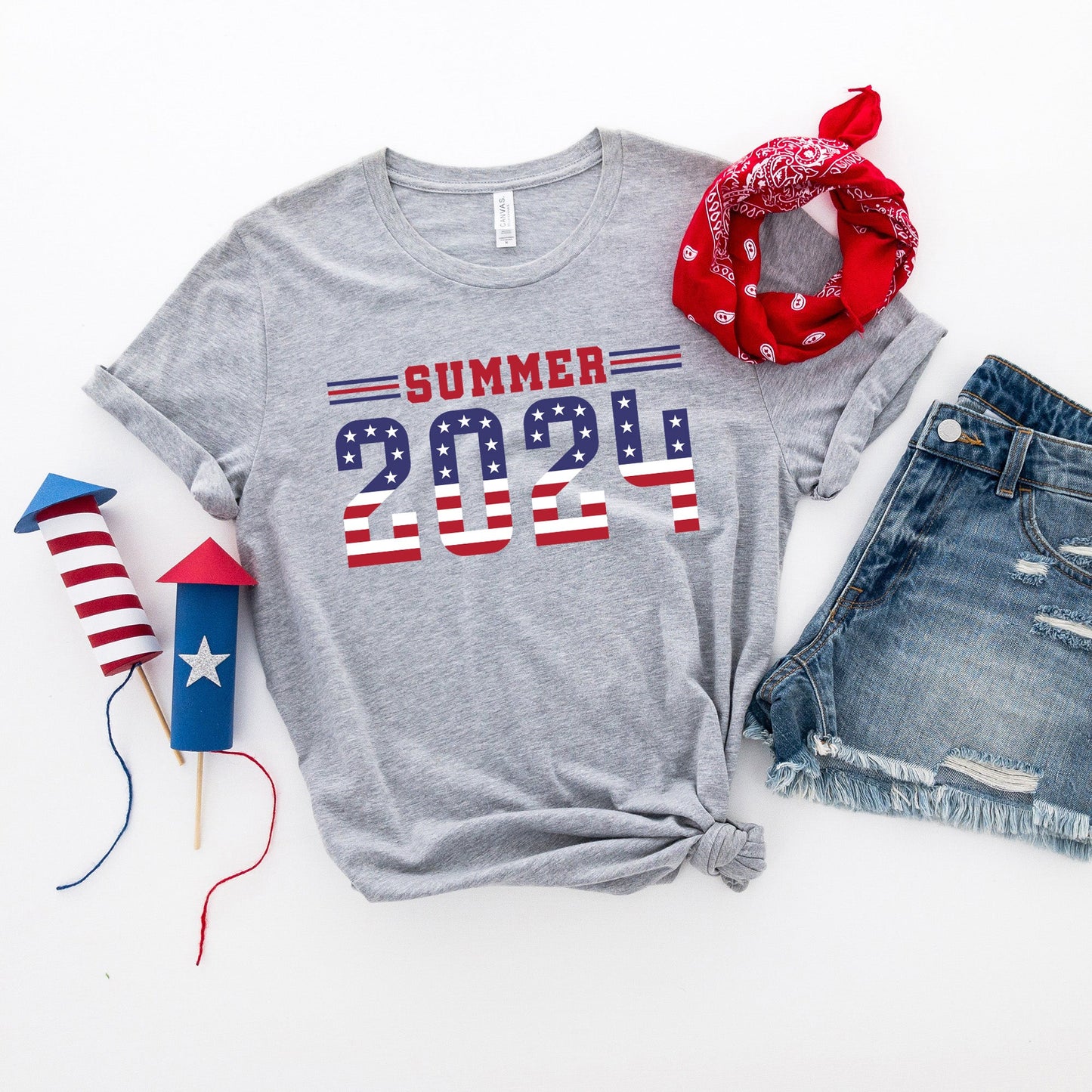 Stars And Stripes Summer 2024 | Short Sleeve Graphic Tee