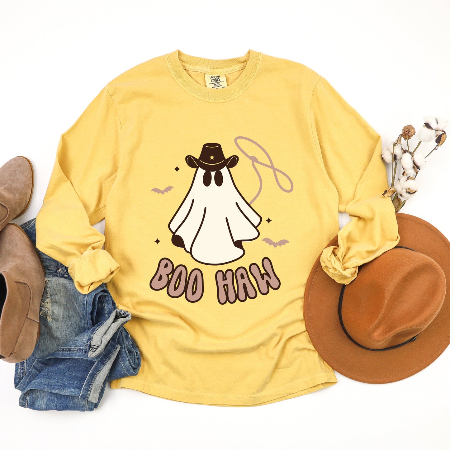 Boo Haw | Garment Dyed Long Sleeve