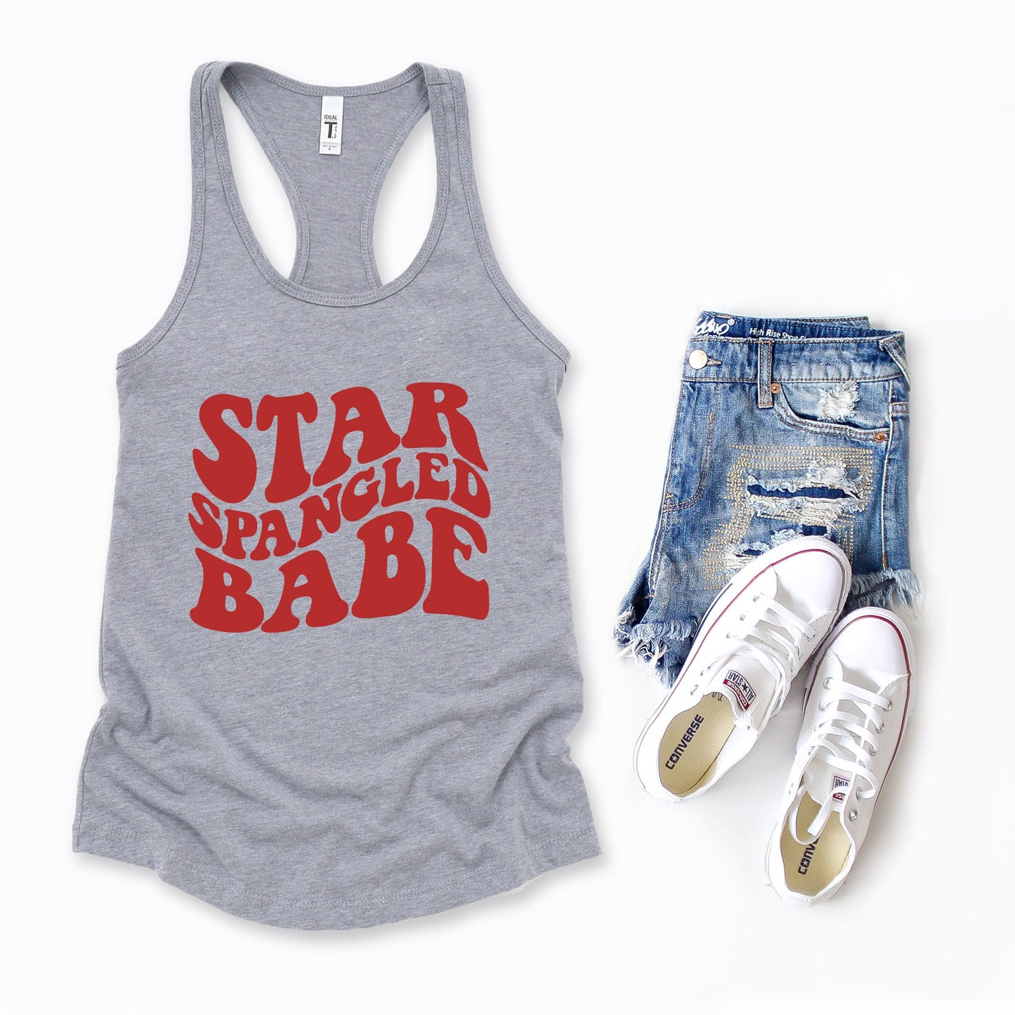 Star Spangled Babe | Racerback Tank