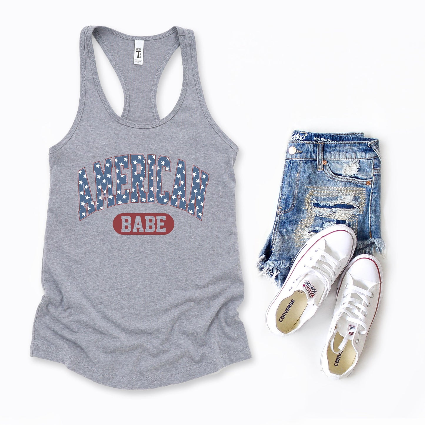 Varsity American Babe | Racerback Tank