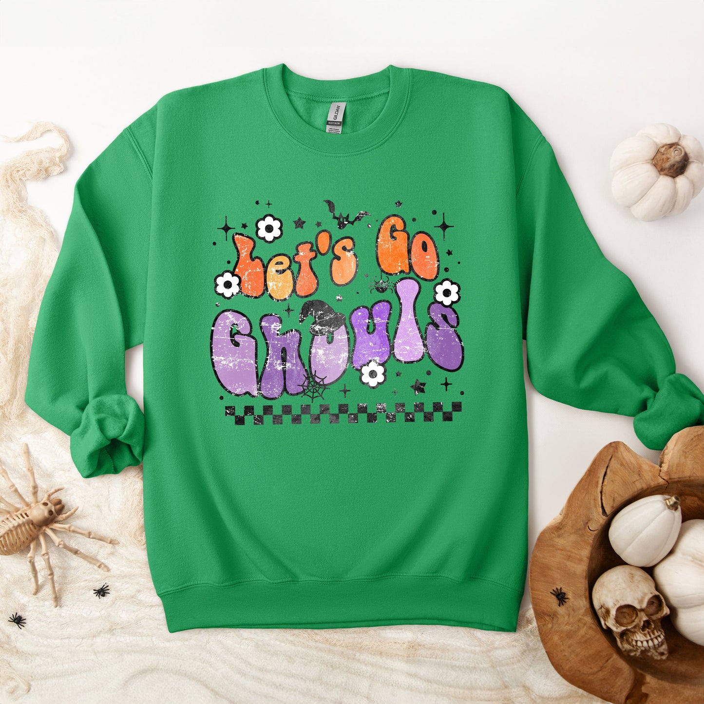 Let's Go Ghouls Flowers | Sweatshirt