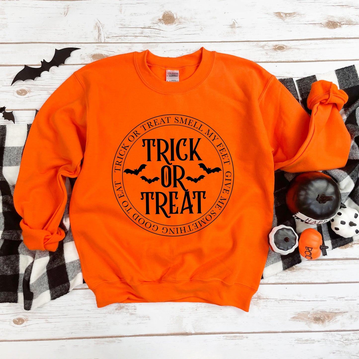 Trick Or Treat Circle | Sweatshirt