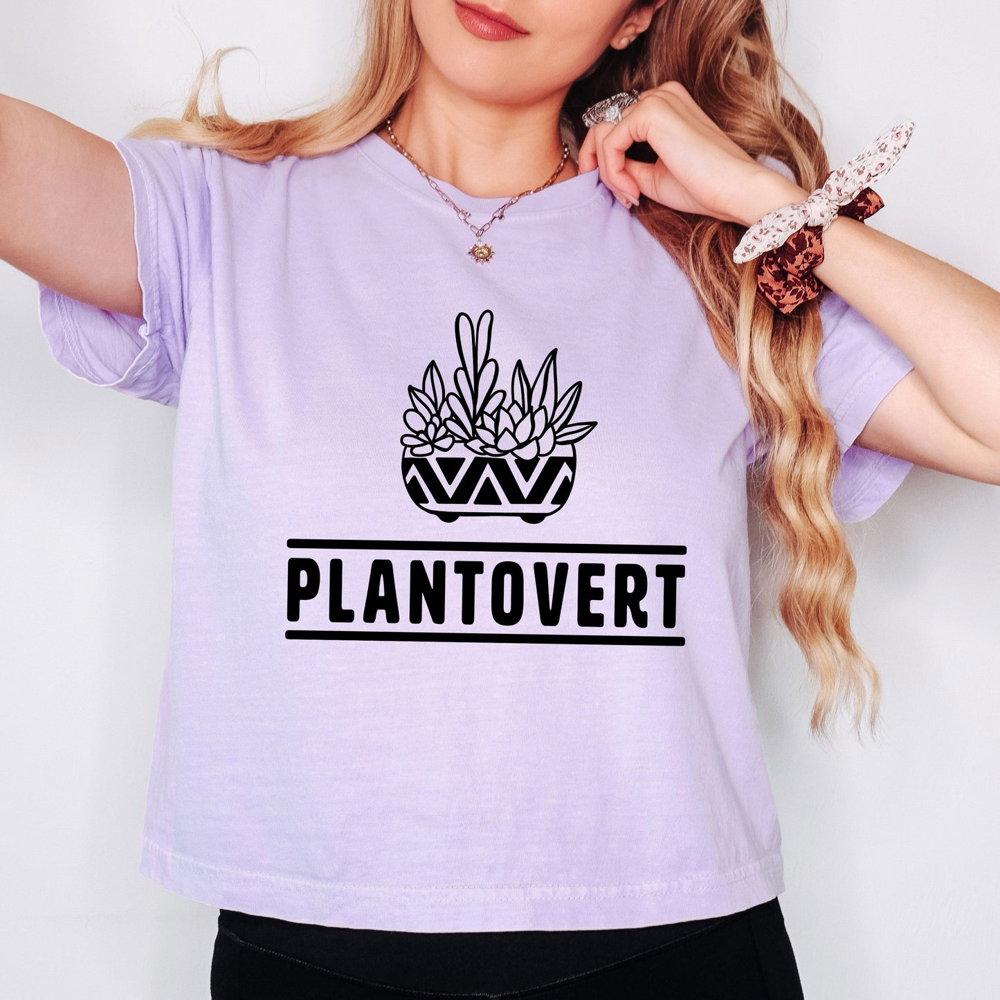 Plantovert | Relaxed Fit Cropped Tee