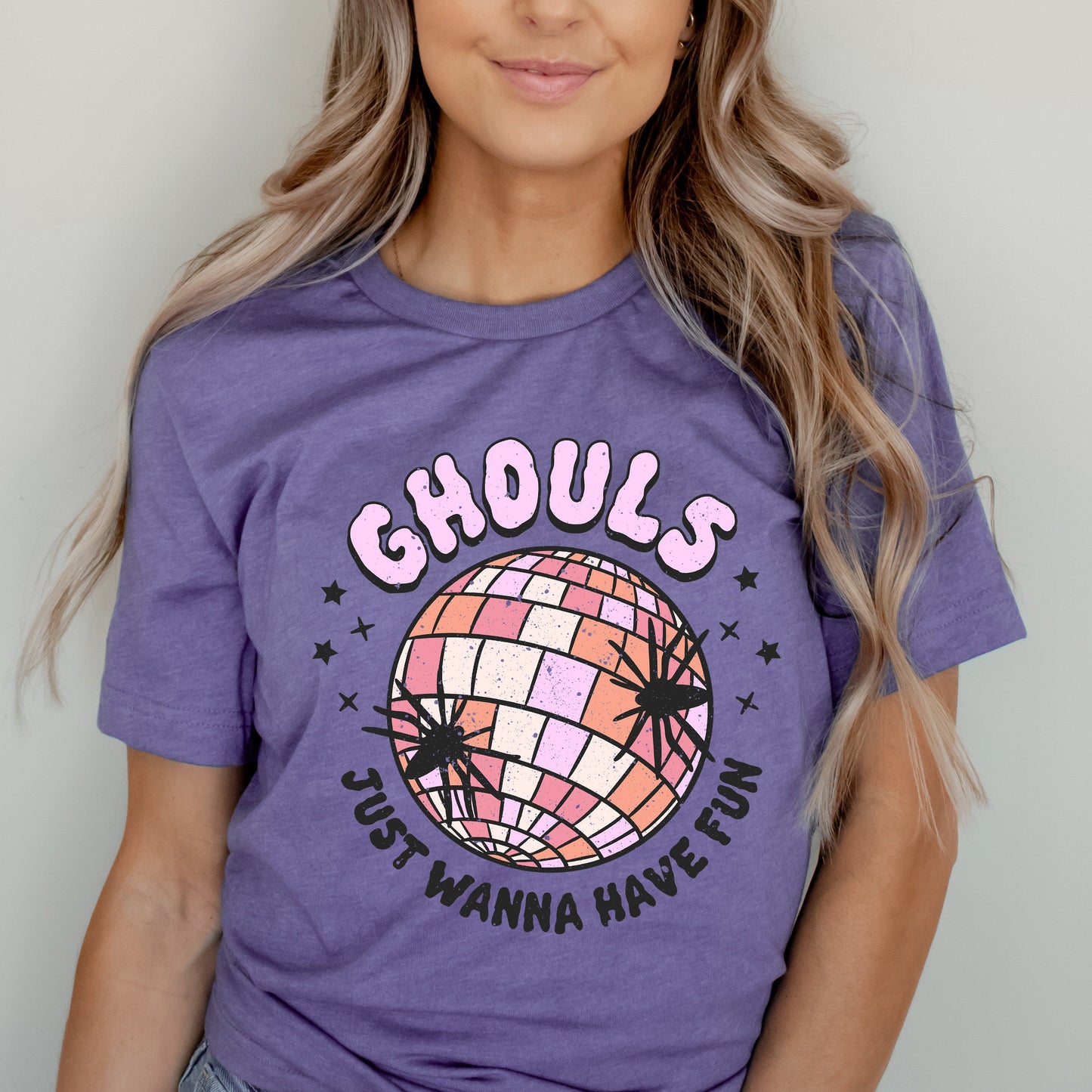 Ghouls Disco Ball | Short Sleeve Crew Neck