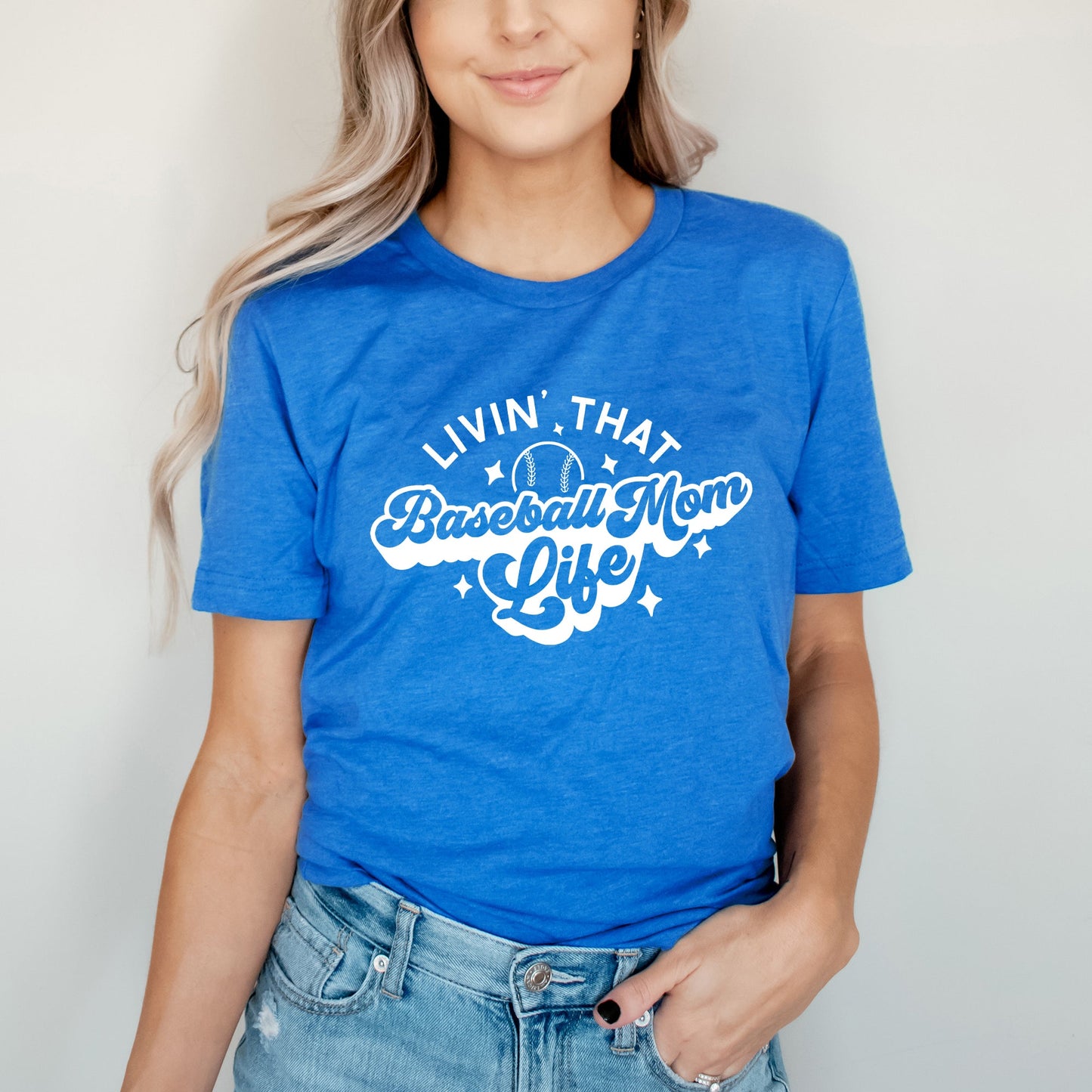 Baseball Mom Life | Short Sleeve Graphic Tee