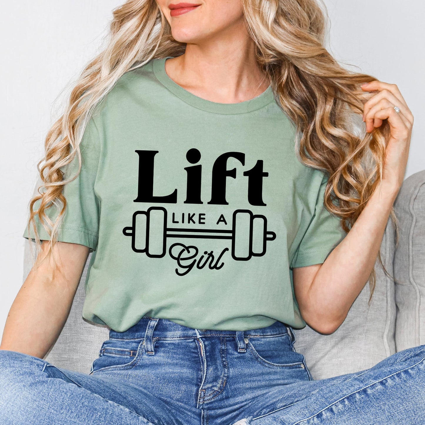 Lift Like A Girl | Short Sleeve Crew Neck