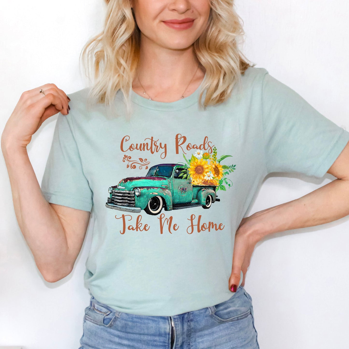 Country Roads Truck | Short Sleeve Graphic Tee