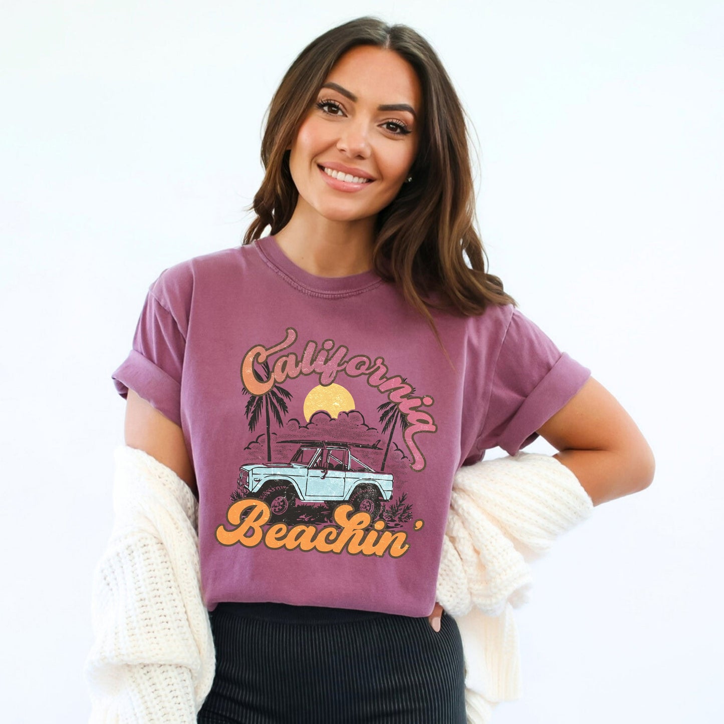 California Beachin' Car | Garment Dyed Short Sleeve Tee