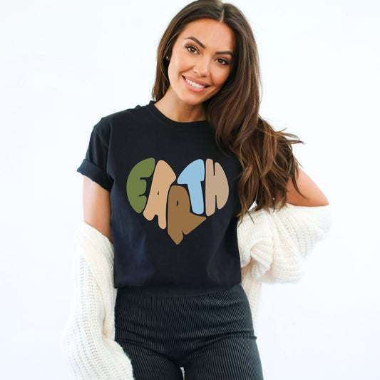 Earth Heart | Garment Dyed Short Sleeve Tee
