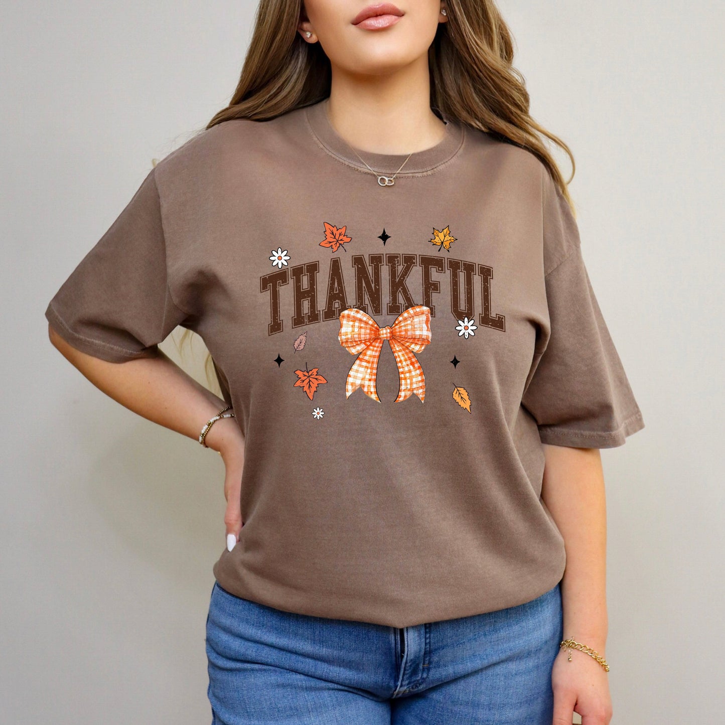 Coquette Thankful | Garment Dyed Tee