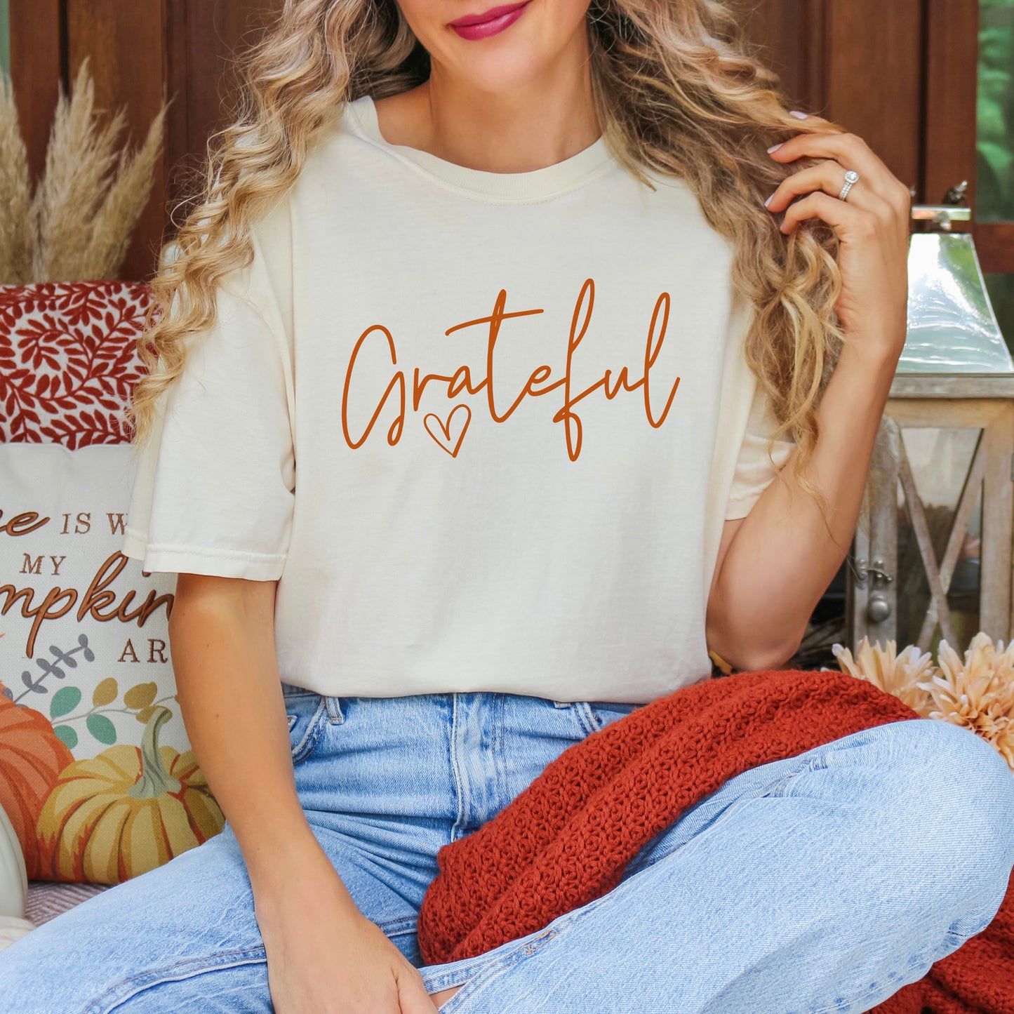 Grateful Heart | Garment Dyed Tee