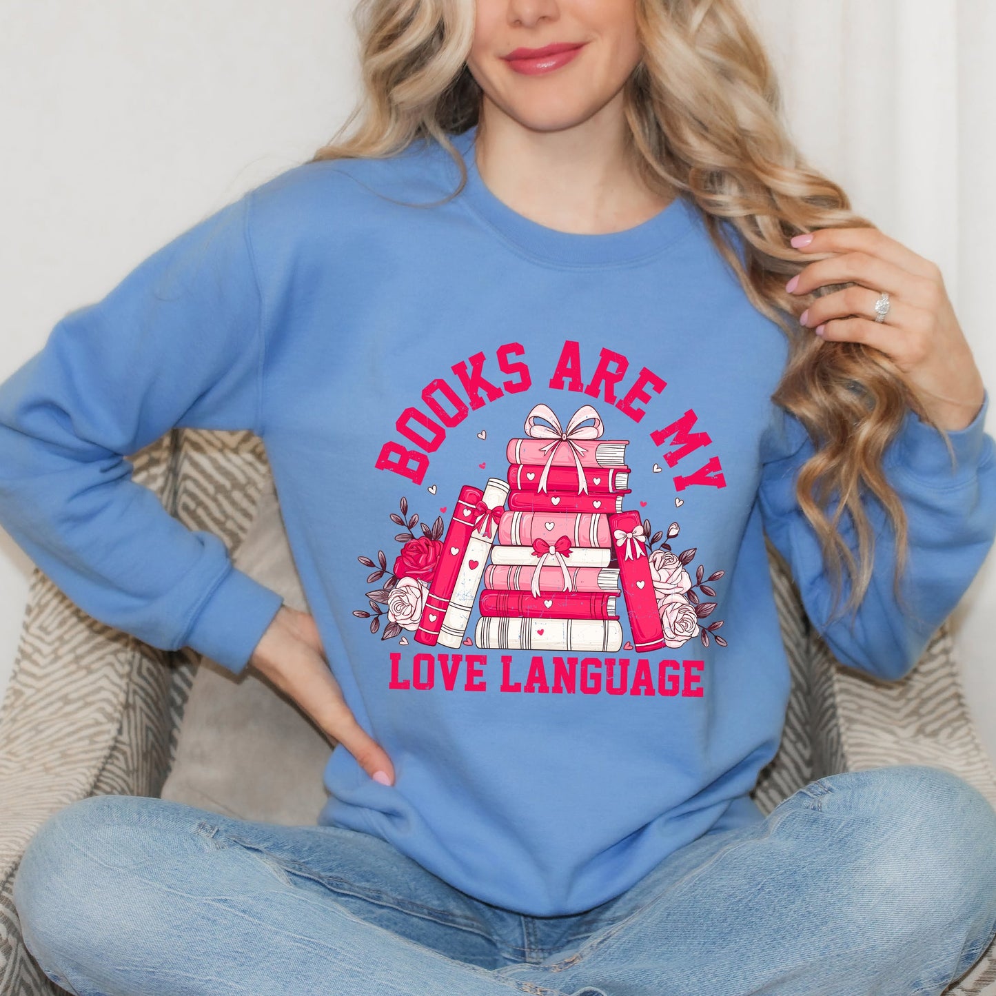 Coquette Books Love Language | Sweatshirt