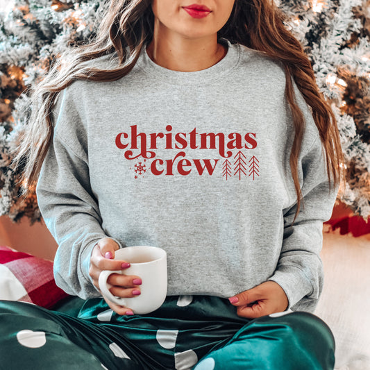 Christmas Crew Snowflake | Sweatshirt