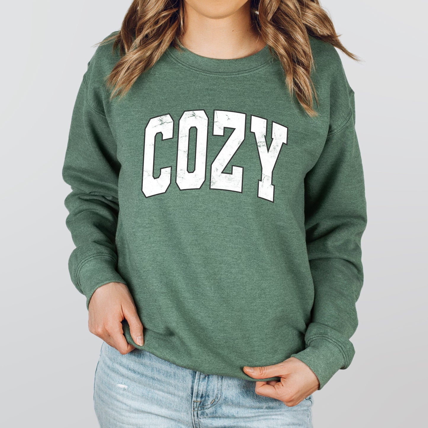 Cozy Worn Varsity | Sweatshirt