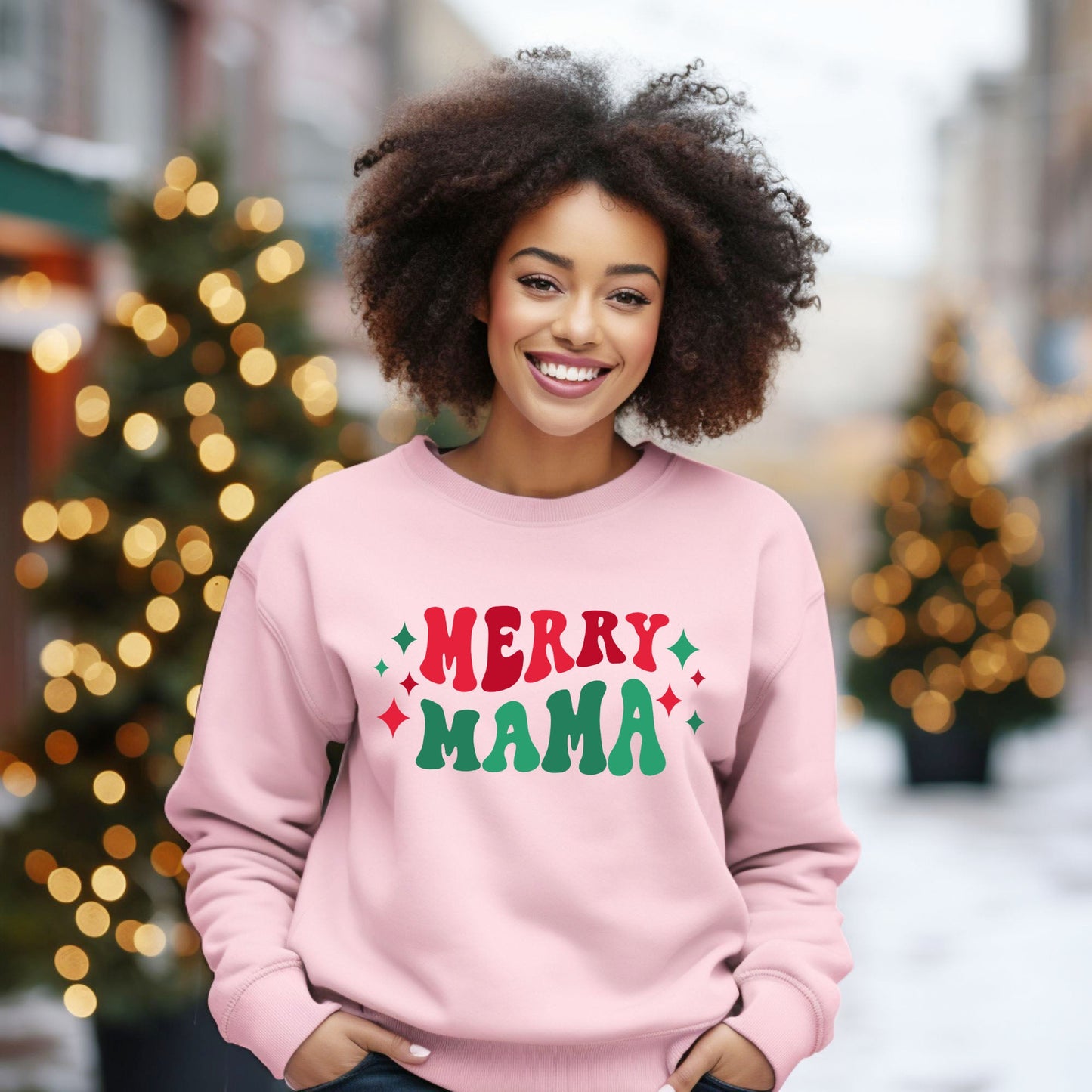 Merry Mama Stars | Sweatshirt