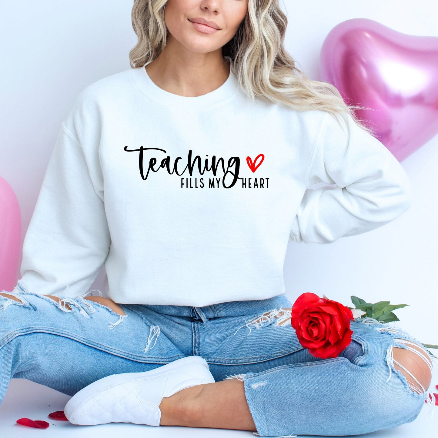 Teaching Fills My Heart | Sweatshirt