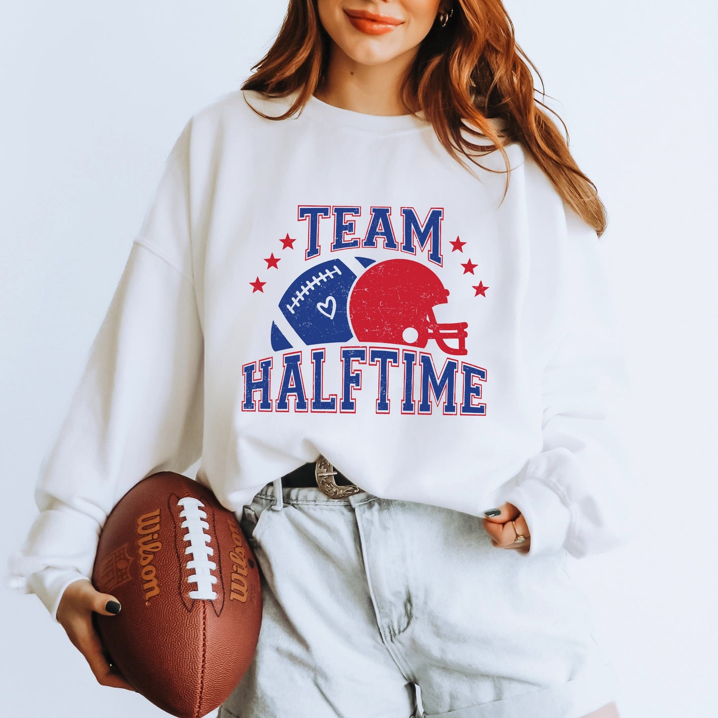 Team Halftime Distressed - Blue | Sweatshirt