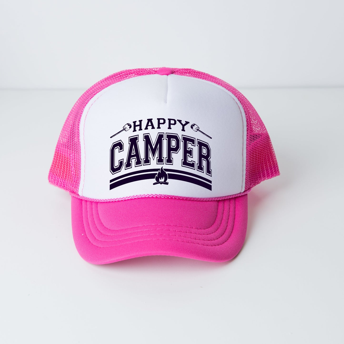 Happy Camper Fire | Foam Trucker Hat