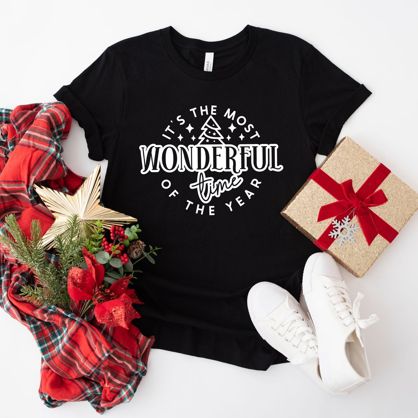 It's The Most Wonderful Time Tree | Short Sleeve Crew Neck