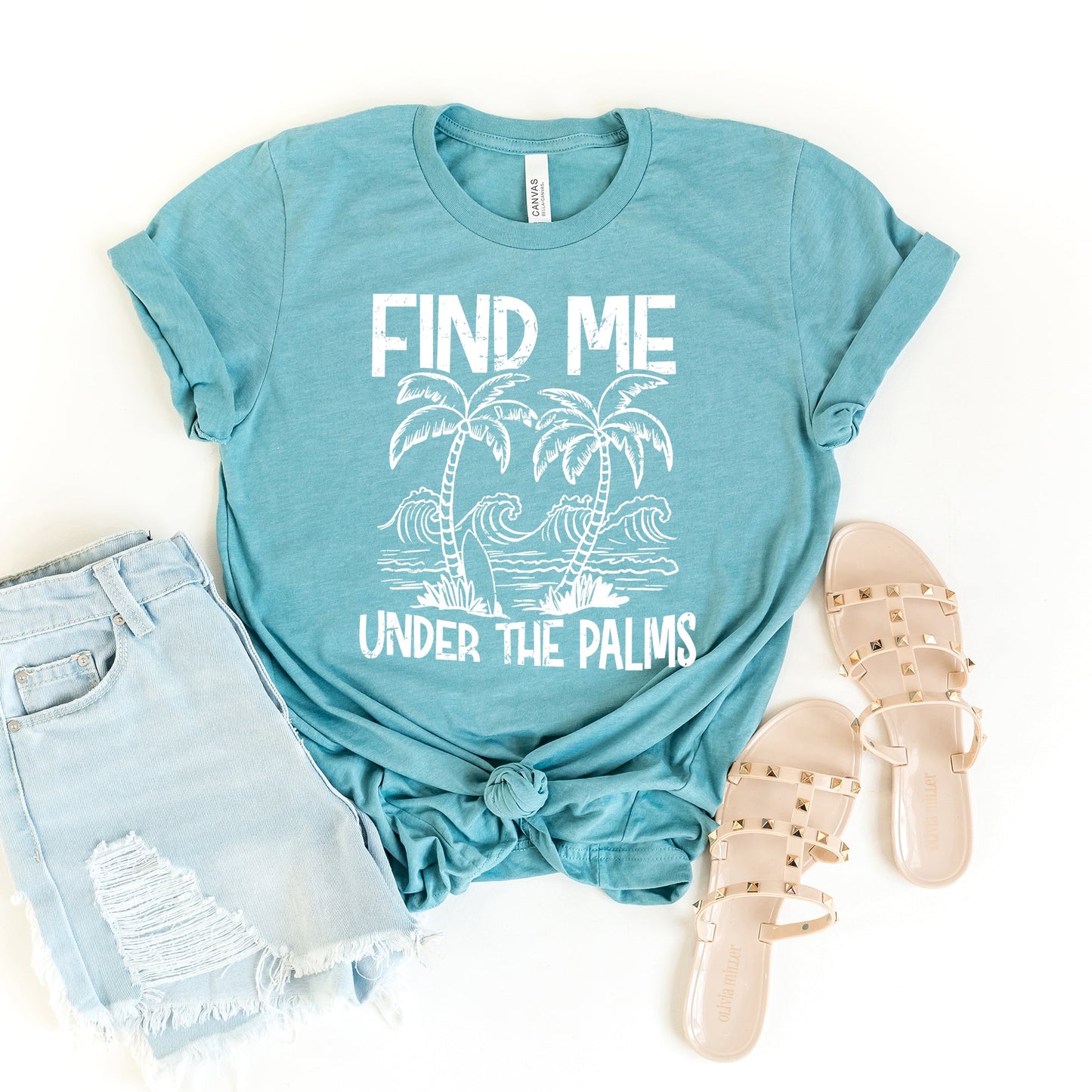 Find Me Under The Palms | Short Sleeve Graphic Tee