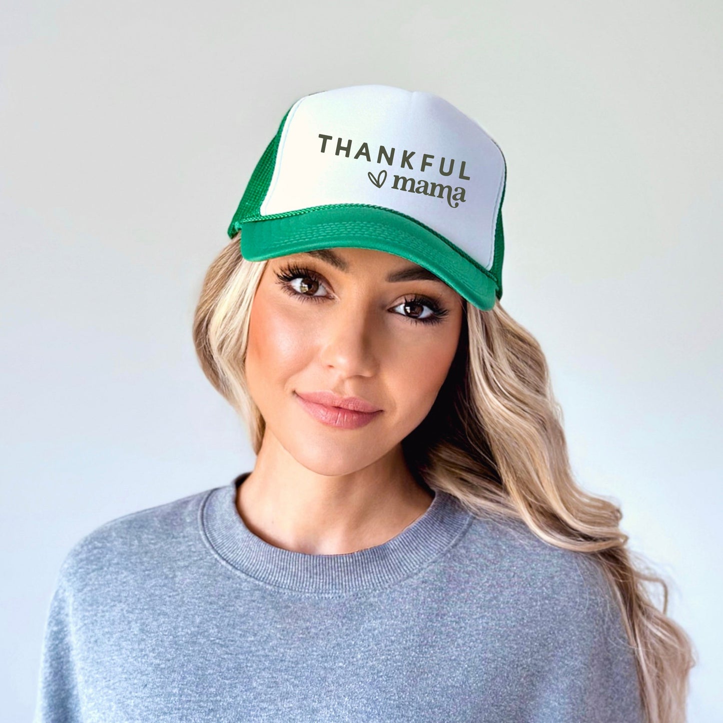 Thankful Mama Bold Heart | Foam Trucker Hat