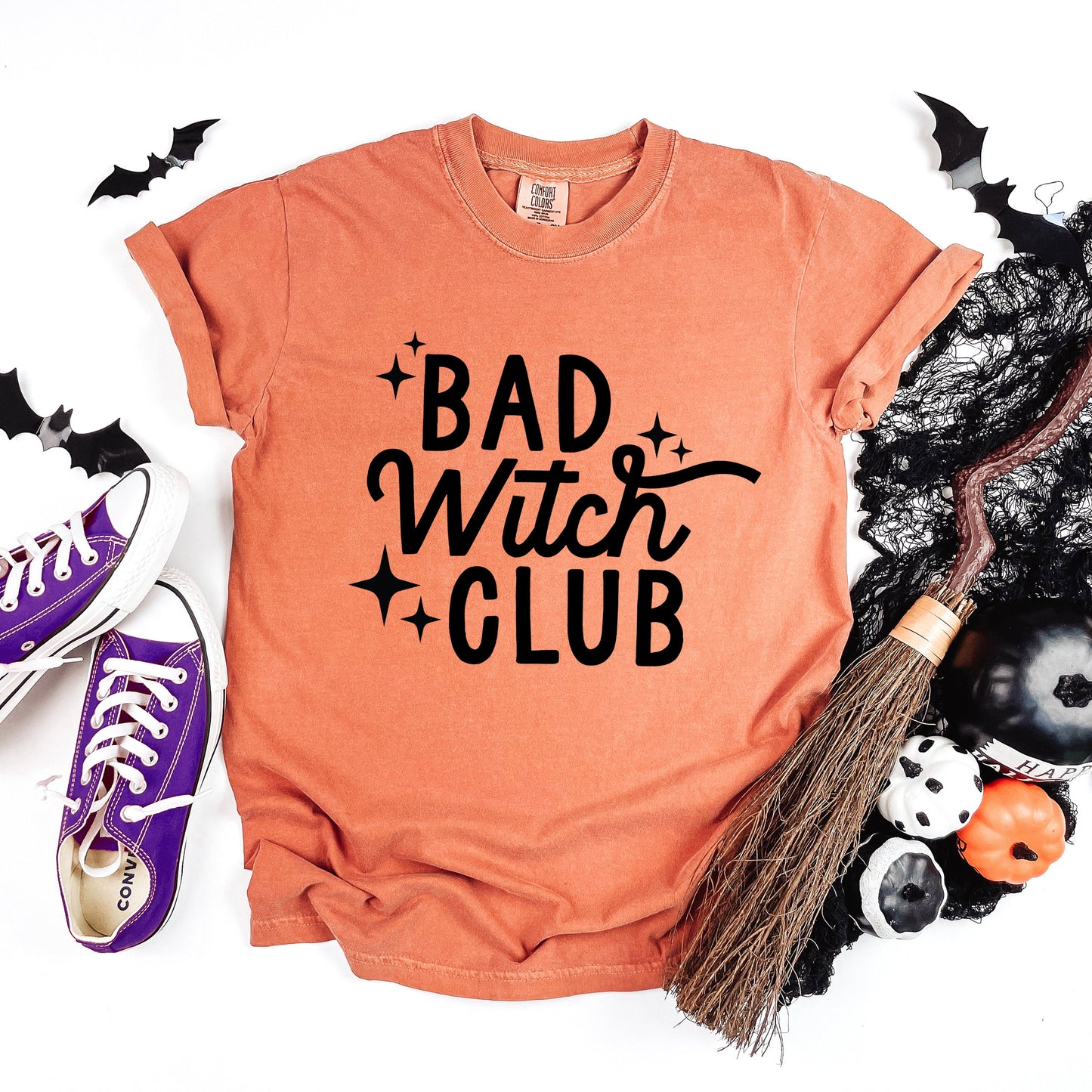 Bad Witch Club | Garment Dyed Short Sleeve Tee