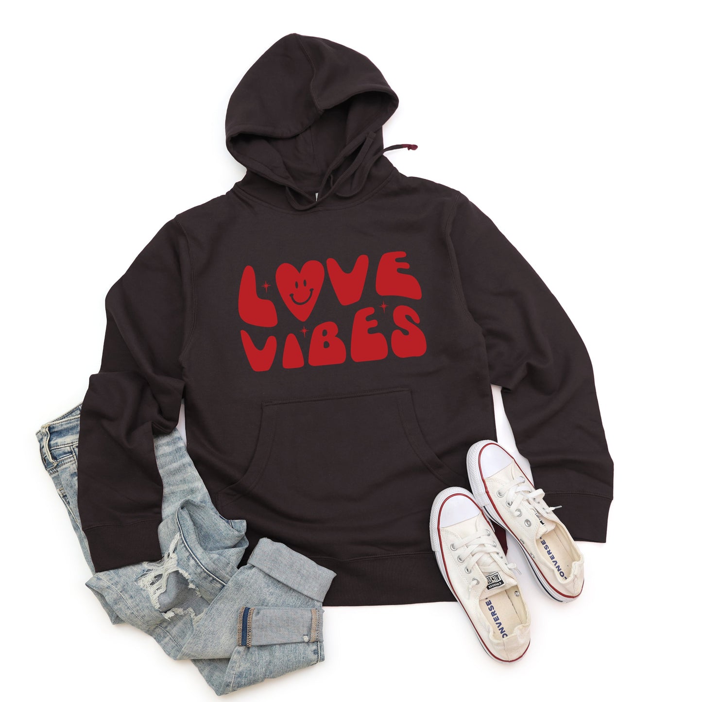 Love Vibes Heart | Hoodie