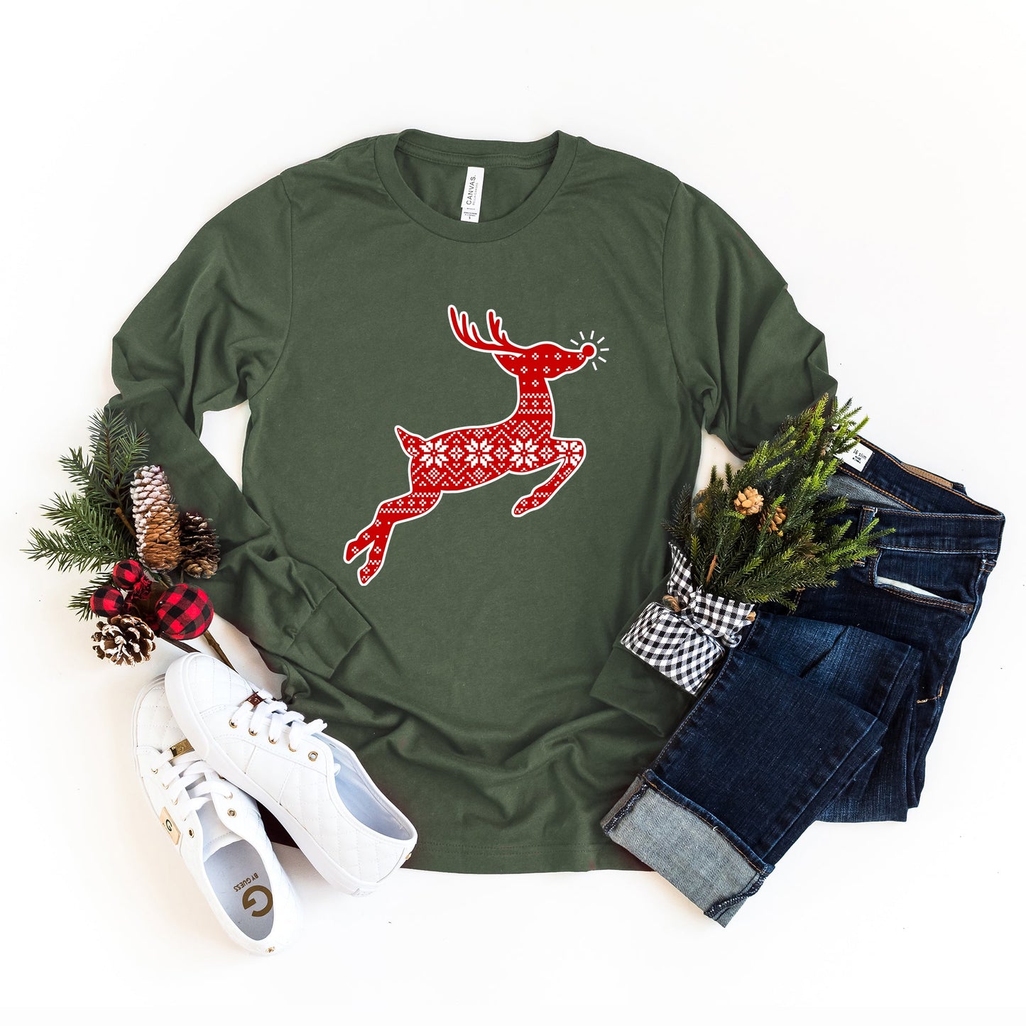 Rudolph Sweater | Long Sleeve Graphic Tee