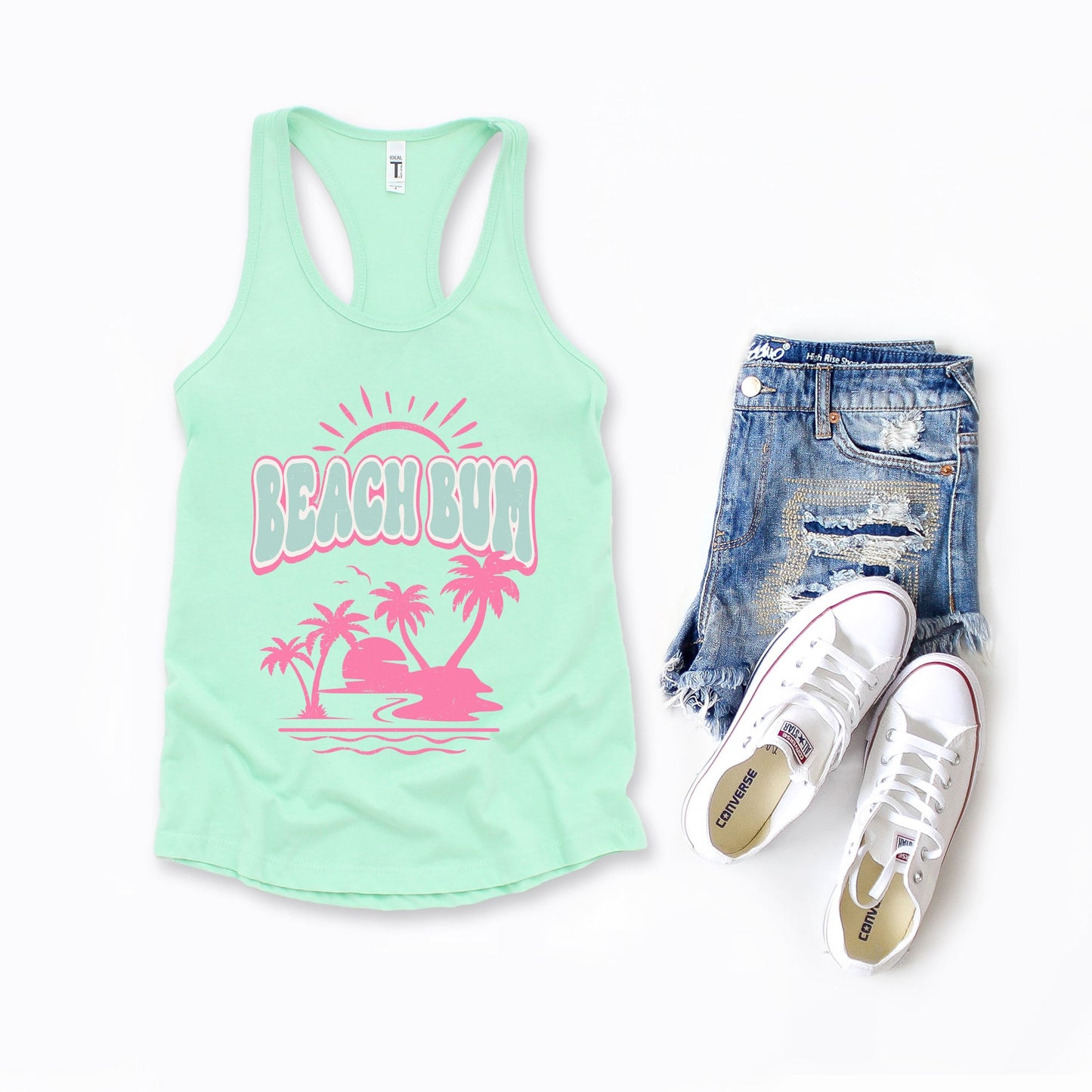 Beach Bum Horizon | Racerback Tank