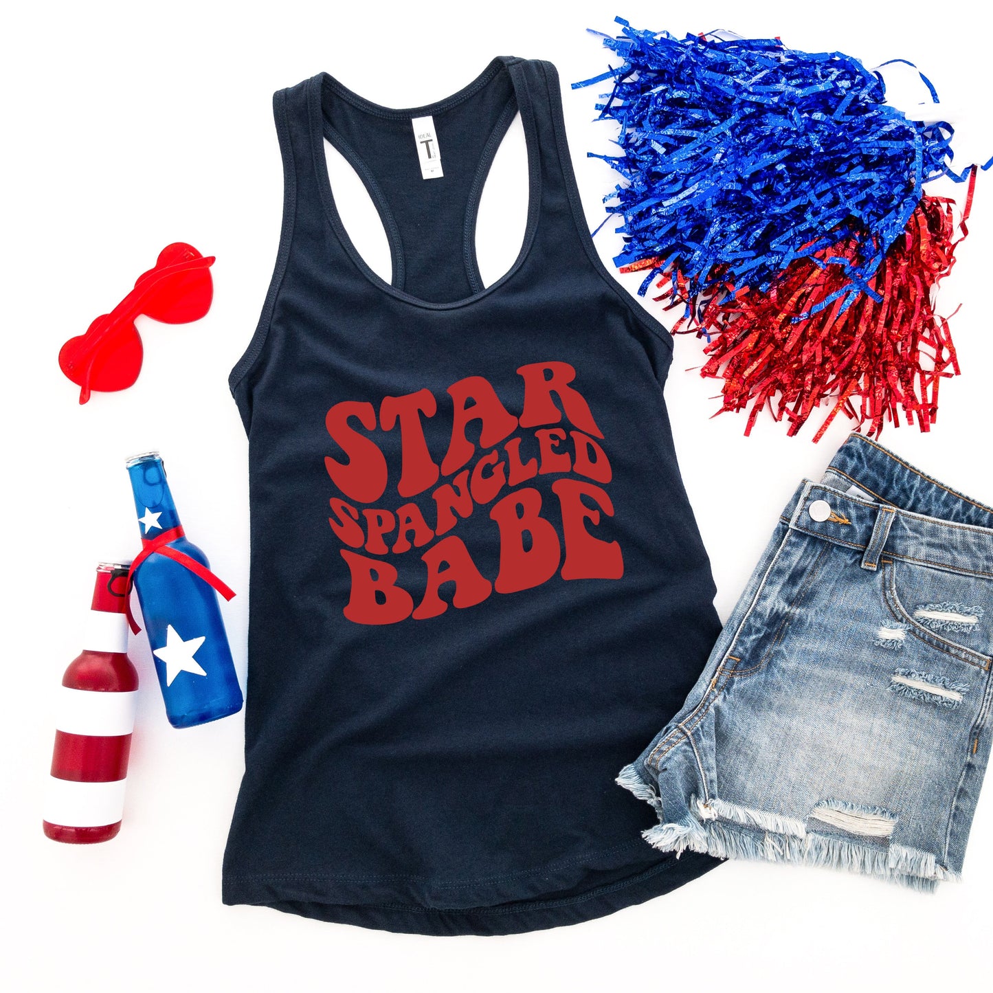 Star Spangled Babe | Racerback Tank