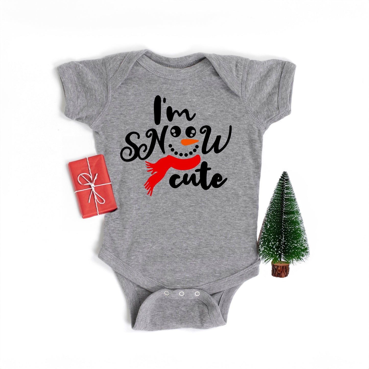 I'm Snow Cute | Baby Graphic Short Sleeve Onesie