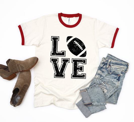 Love Football | Ringer Tee