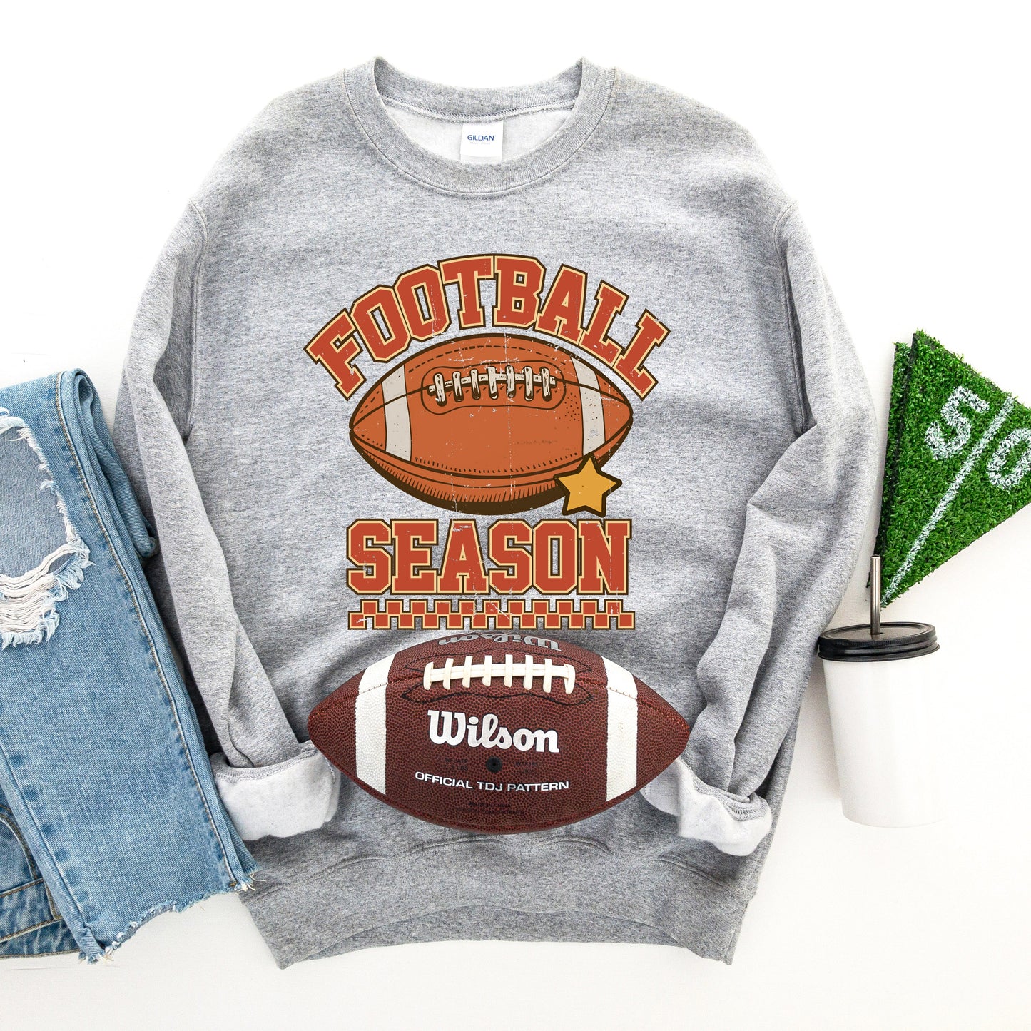 Football Season Star | Sweatshirt