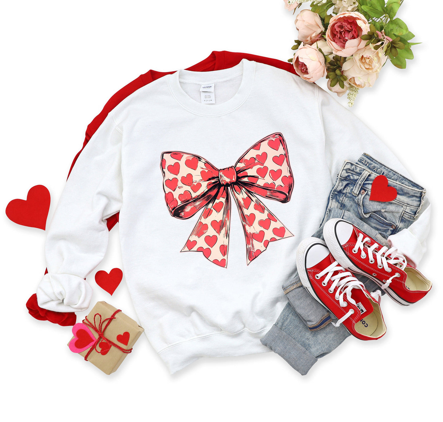 Coquette Hearts | Sweatshirt