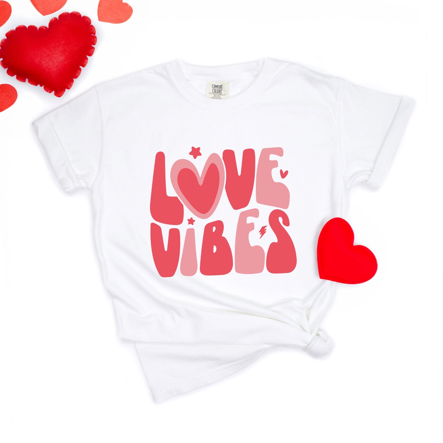 Love Vibes Stars | Garment Dyed Tee